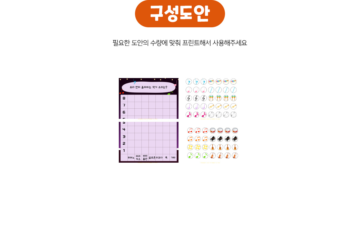우리반이좋아하는악기소리그래프