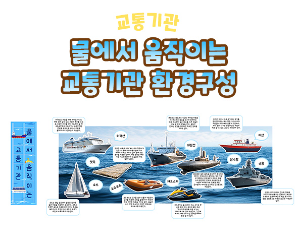 물에서움직이는교통기관환경구성