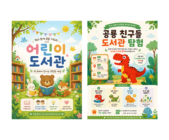 도서관 포스터