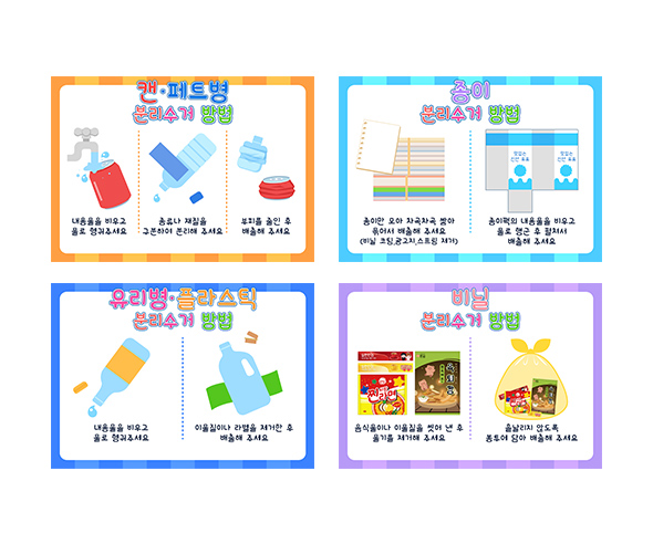 재활용품 분리수거 방법