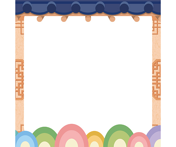 전통 기와 메모지