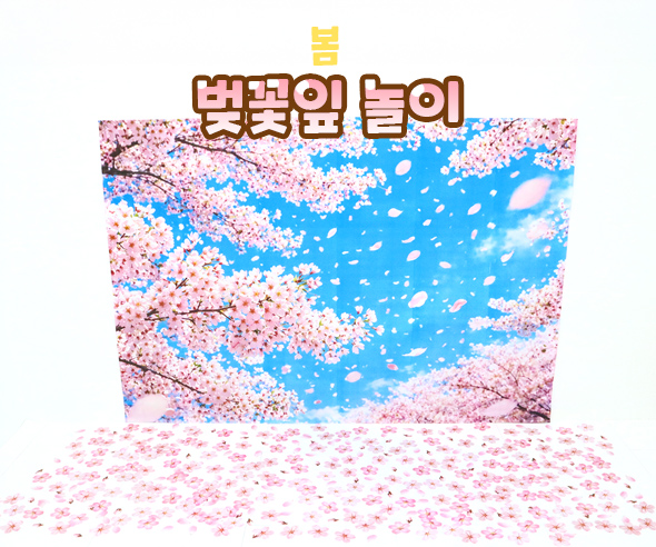 벚꽃잎 놀이