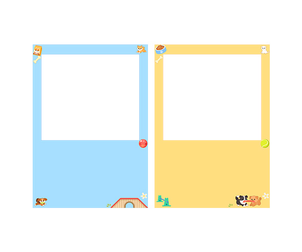 유기견 보호 센터 입양 공고 (문구없음)