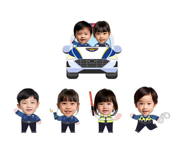 경찰관 합성이미지