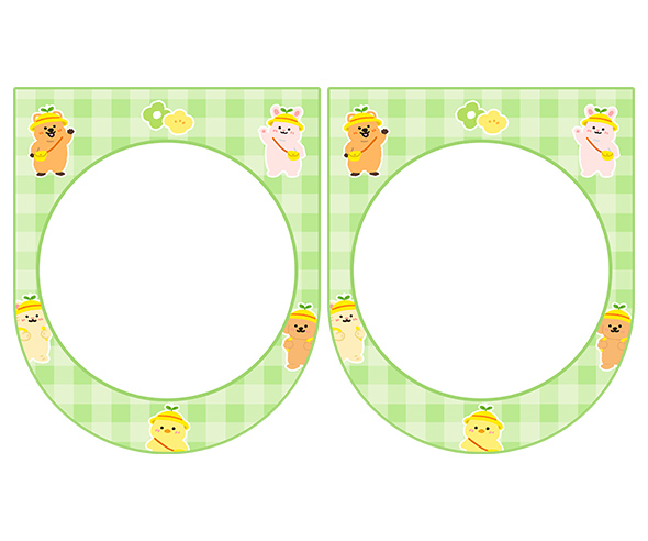 [개별도안] 친구와 함께 동작을 따라 해요 가랜드