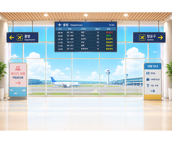 공항 배경