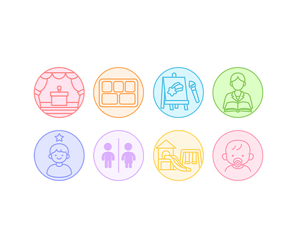 우리 원 장소 스탬프