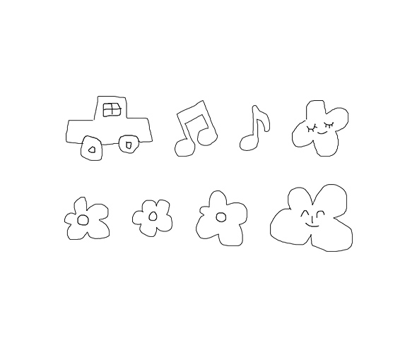 아이가 그린 그림 색칠 모음
