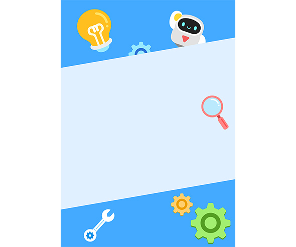 우리반 놀이 연구소 광고 포스터 (문구없음)