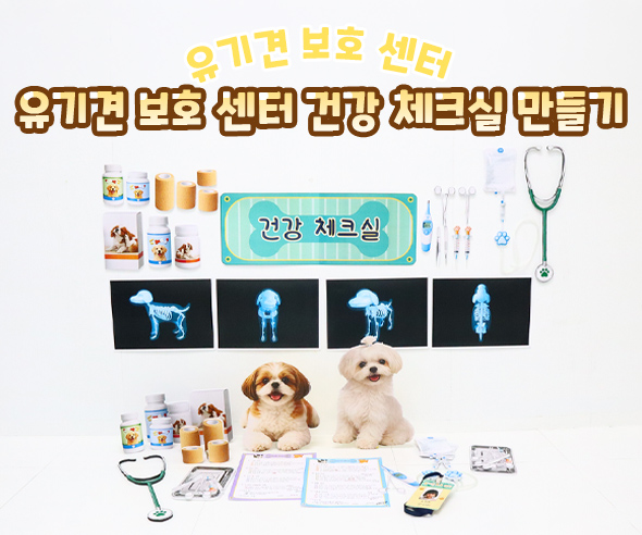 유기견 보호 센터 건강 체크실 만들기