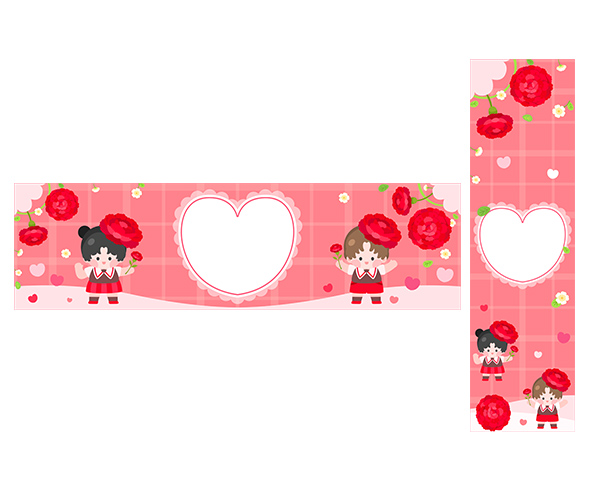 어버이의 은혜에 감사합니다 가로 세로 배너 (문구없음)