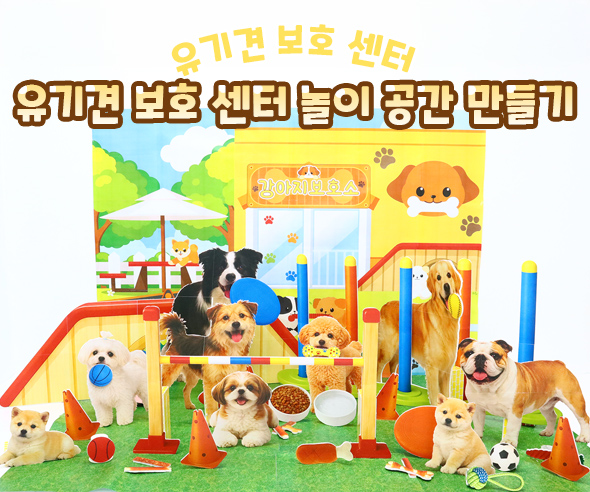 유기견 보호 센터 놀이 공간 만들기