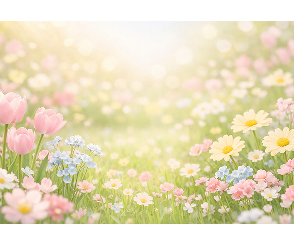 꽃밭 배경