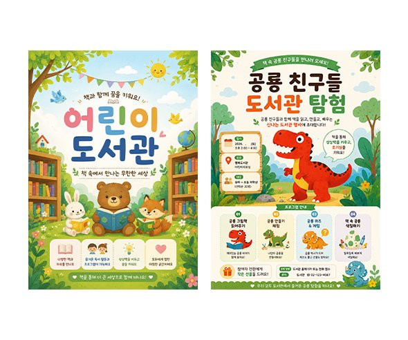 도서관 포스터
