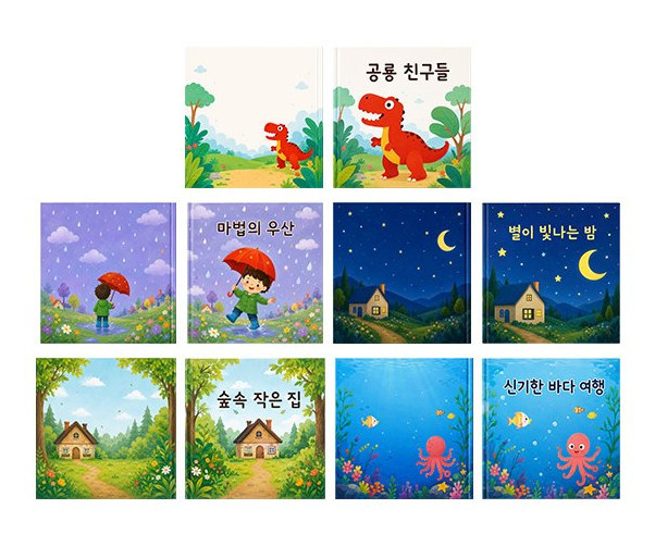 동화책 (앞, 뒤) 