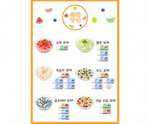 화채 가게 메뉴판 (지폐)