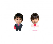 엄마, 아빠 합성이미지