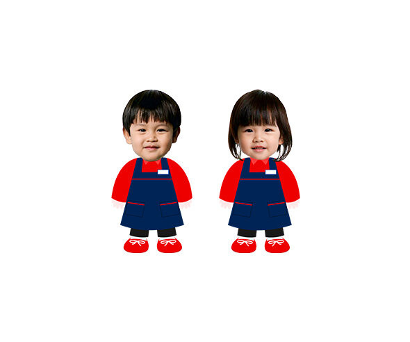 생활용품 가게 직원 합성이미지