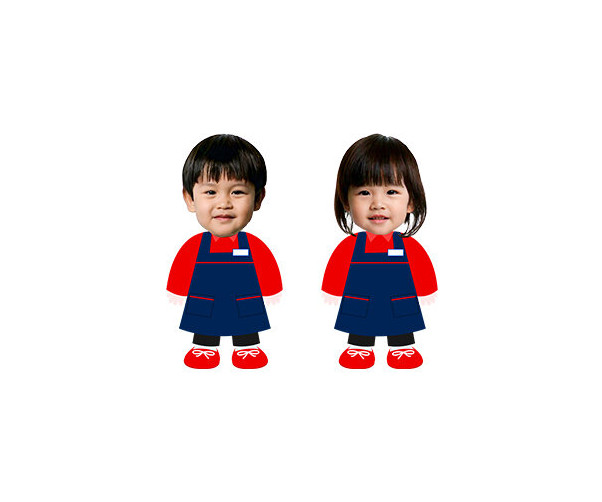 생활용품 가게 직원 합성이미지