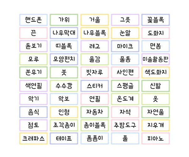 바구니 이름표 