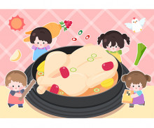 복날 배경