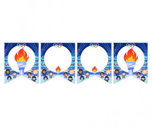 [개별도안] 세계의 축제 동계 올림픽 가랜드