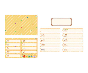 우리들의 약속 (햄스터) (가로) (문구없음)