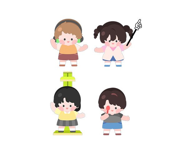 신체검사하는 아이