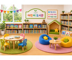 도서관 배경