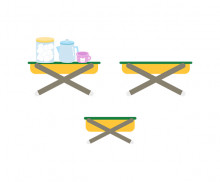 캠핑 테이블, 의자