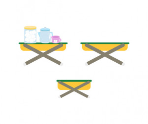 캠핑 테이블, 의자