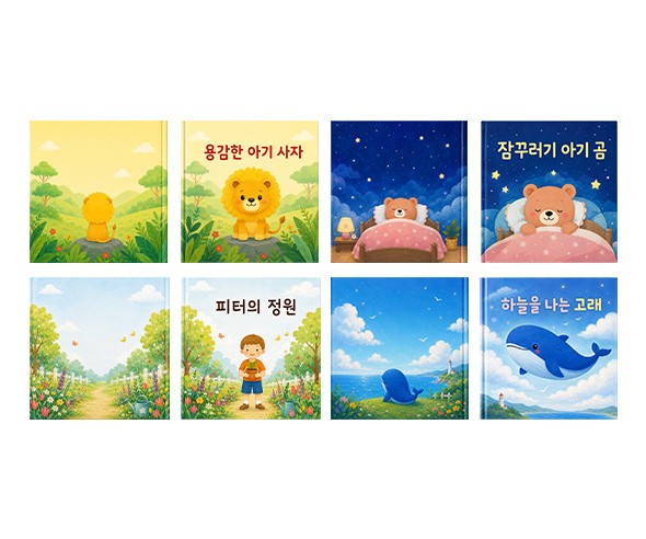 동화책 (앞, 뒤) 