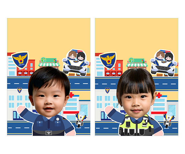 경찰관 합성 표지