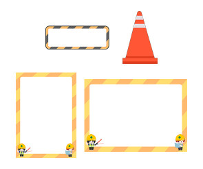 안전 교육판 (공사장) (문구없음)