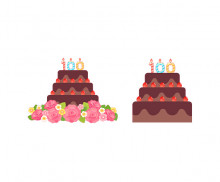 100일 케이크