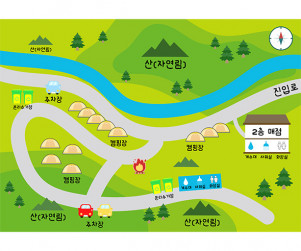 캠핑장 지도