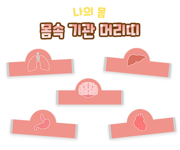 몸속 기관 머리띠