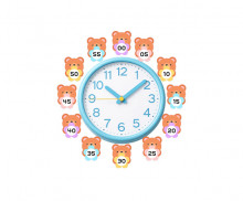 시계 분침 표시 (곰)