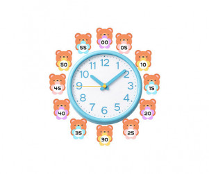 시계 분침 표시 (곰)