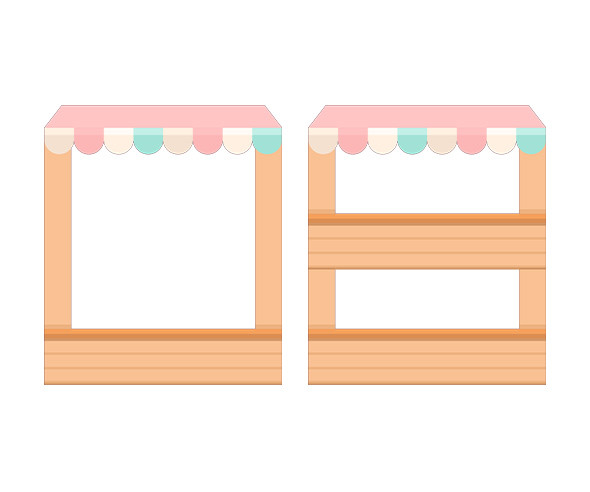 꽃가게 선반