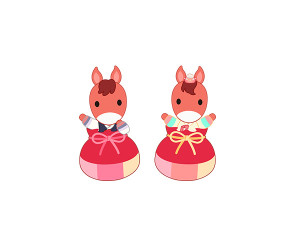 붉은 말과 복주머니2