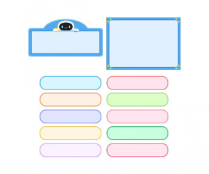 우리반 놀이 연구 수칙판 (문구없음)