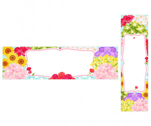 꽃가게 가로 세로 배너 (문구없음)