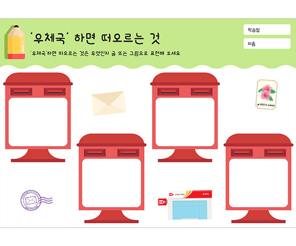 우체국 하면 떠오르는 것