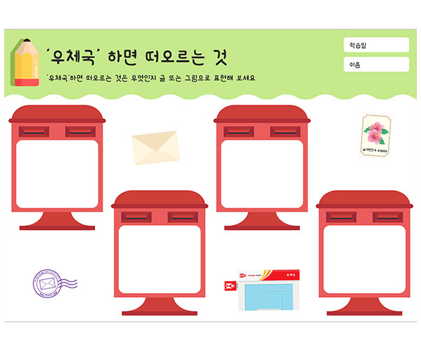 우체국 하면 떠오르는 것