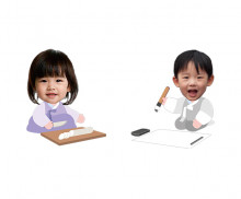 한석봉과 어머니 합성이미지
