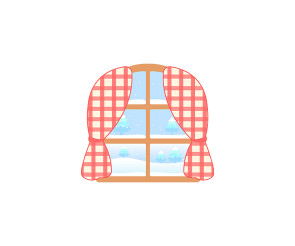 겨울 창문