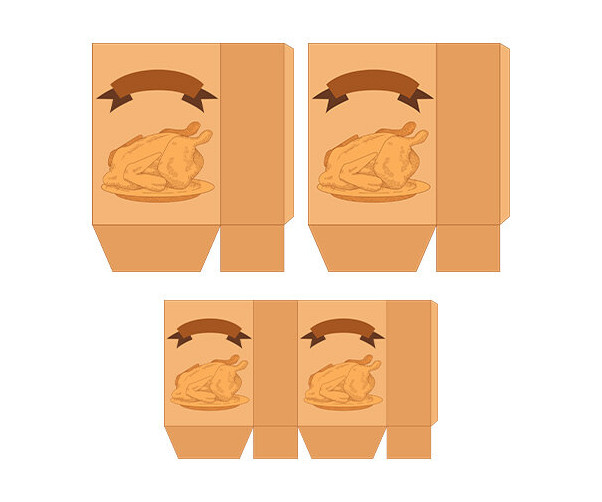 전기구이 통닭 봉투(문구없음)