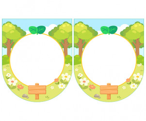 [개별도안] 식목일엔 나무랑 놀자 가랜드