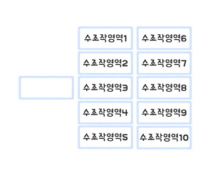 영역별 바구니 이름표 (수조작영역)